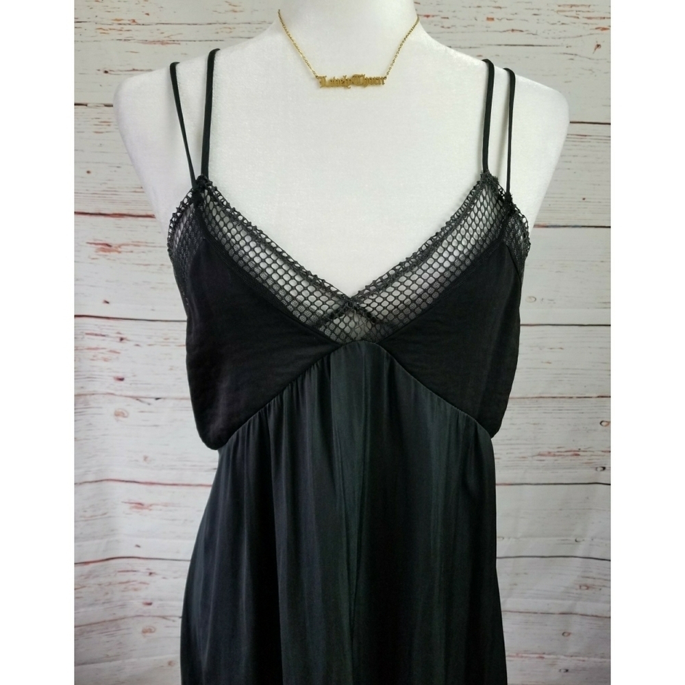 ZARA // edgy layered mesh silky dress - Picture 14 of 15